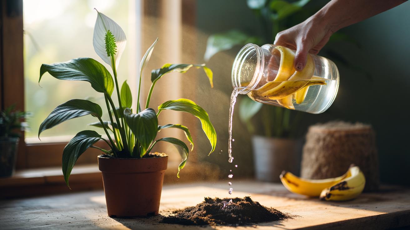 The banana-water soak revives wilting plants: how leftover nutrients trigger fast recovery
