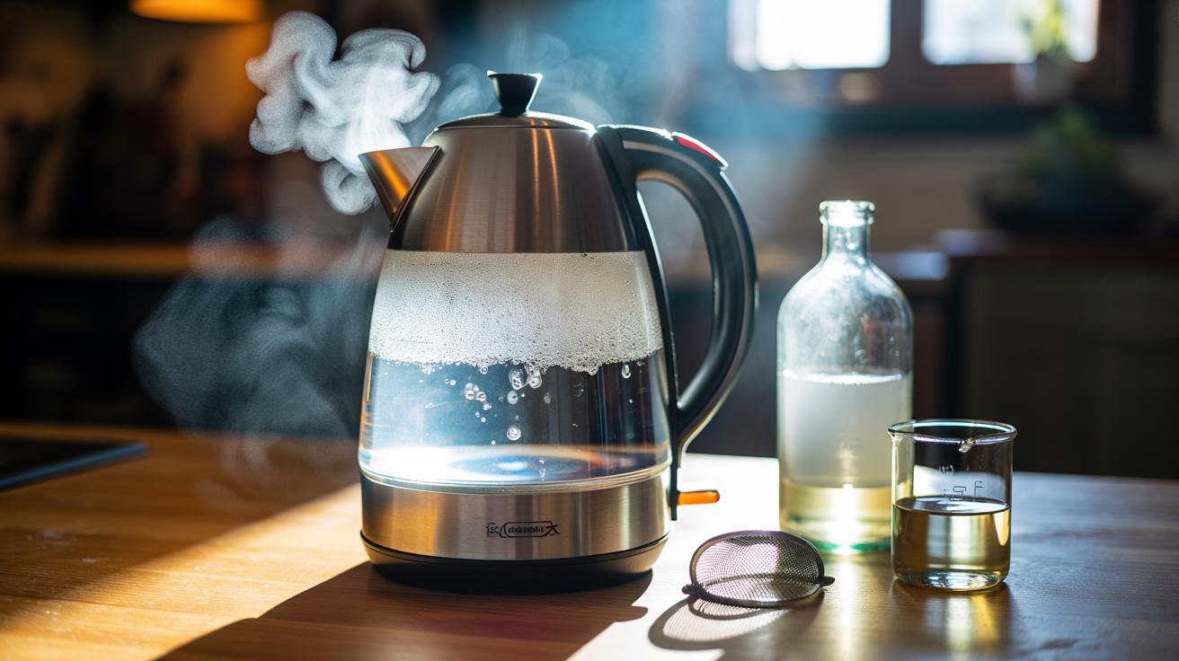 The vinegar-boil method that clears limescale kettles: how acidic steam breaks down mineral crust